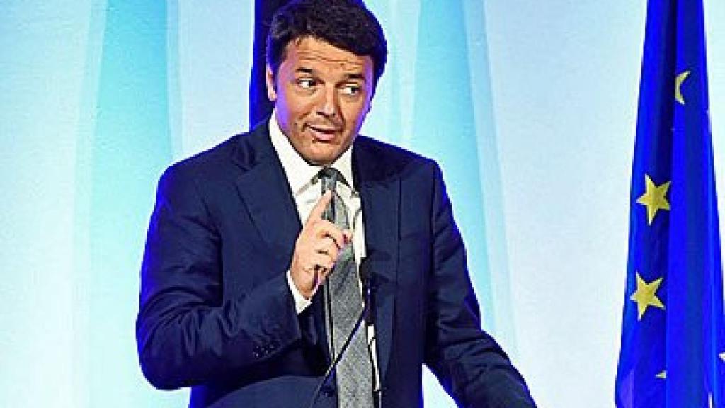El primer ministro de Italia, Matteo Renzi