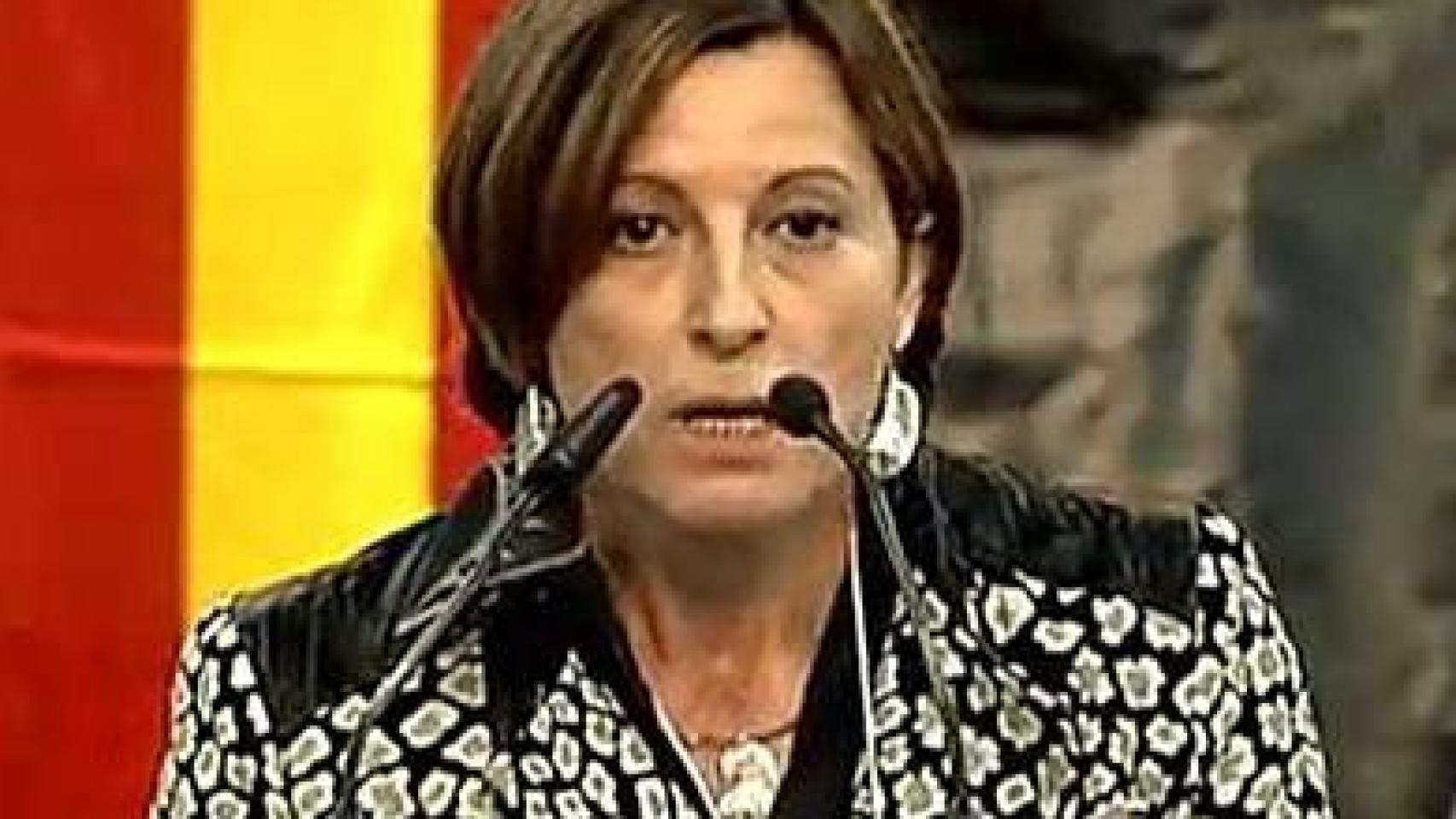La presidenta de la ANC, Carme Forcadell