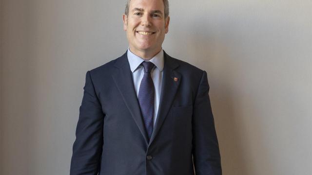 Emili Rousaud, precandidato a la presidencia del Barça, en las instalaciones de Global Media Group / CULEMANÍA