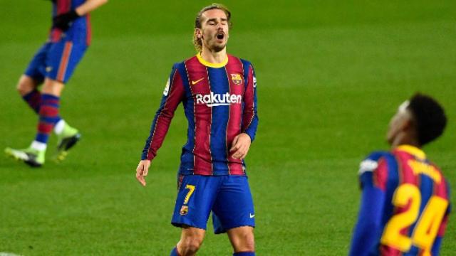 Griezmann, lamentando una acción ante el Eibar | EFE