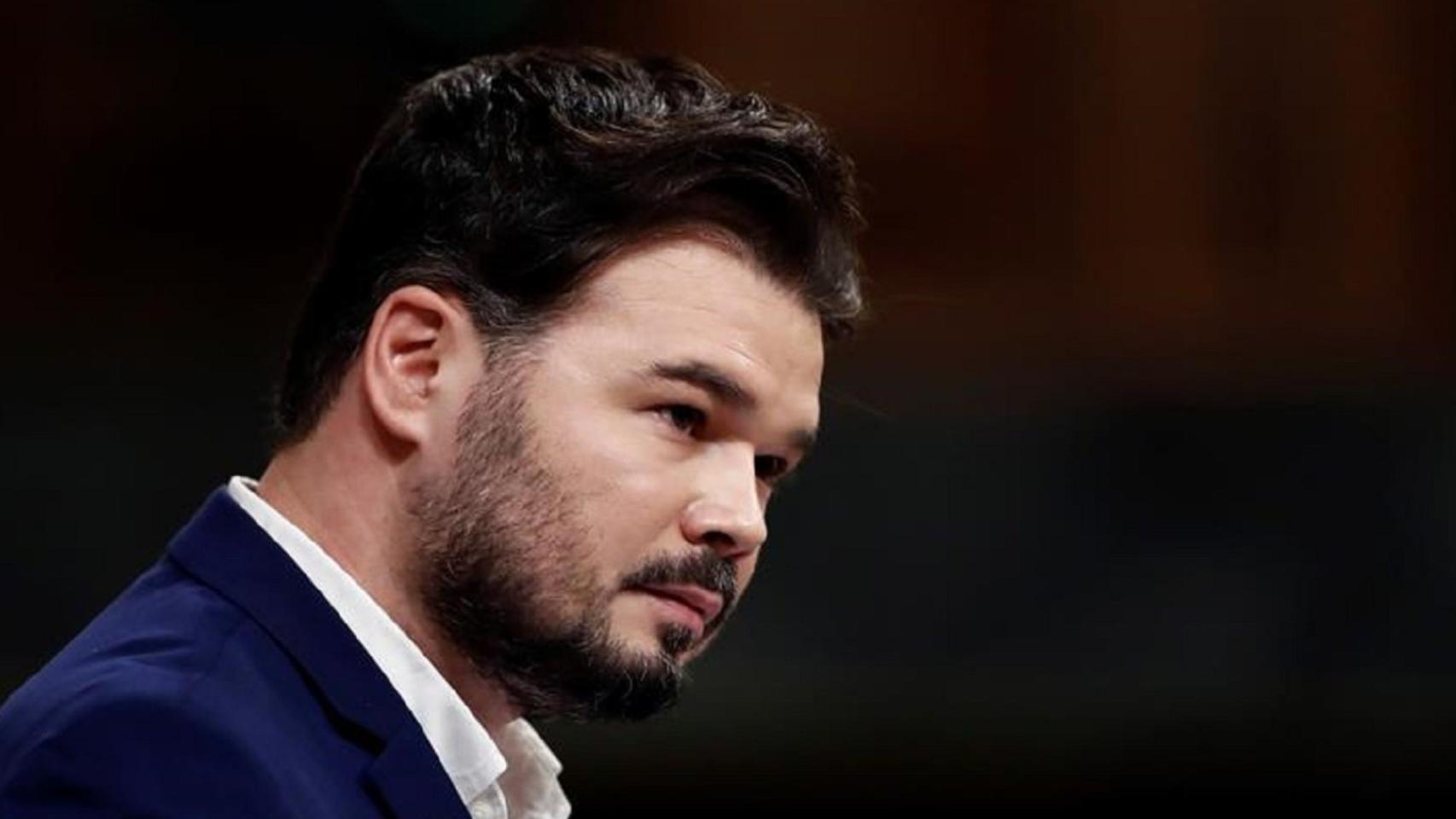 El portavoz de ERC en el Congreso, Gabriel Rufián / EFE