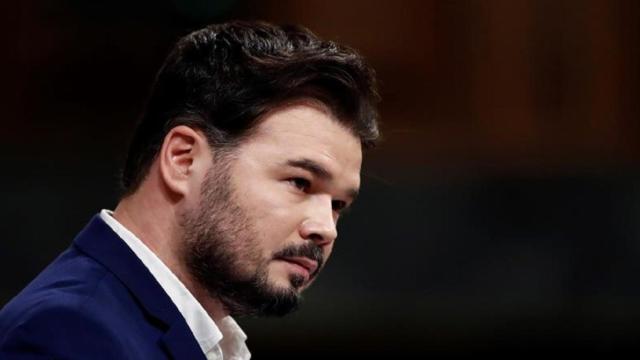 El portavoz de ERC en el Congreso, Gabriel Rufián / EFE