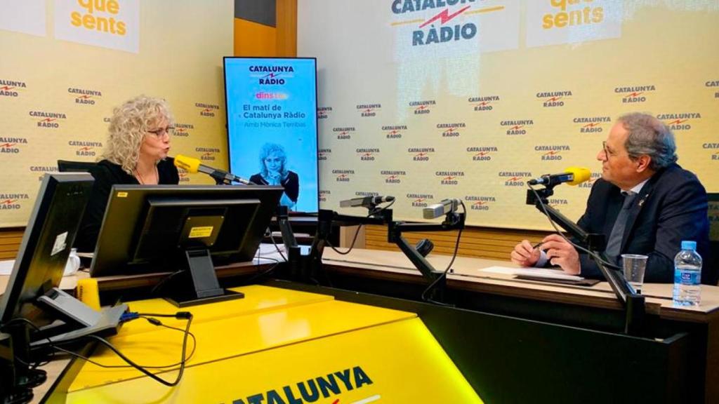 El presidente de la Generalitat, Quim Torra, en Catalunya Ràdio / CATALUNYA RÀDIO