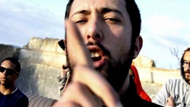 El rapero Valtònyc, durante una actuación / CG