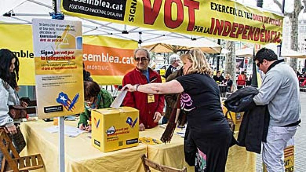 'Mesa informativa' de la ANC