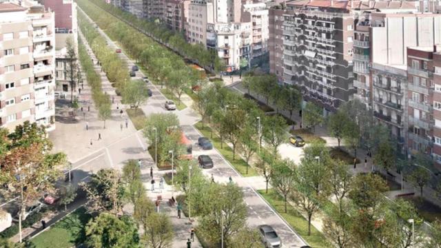 Proyecto de remodelación de la avenida Meridiana / AJUNTAMENT DE BARCELONA