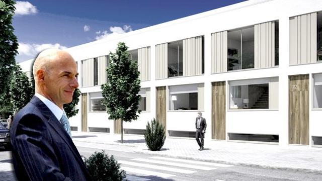 Bruno Figueras, exconsejero delegado de Promociones Habitat, y una de las inversiones realizadas en Valencia / FOTOMONTAJE DE CG