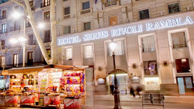 Hotel SERHS Rivoli Rambla en las Ramblas de Barcelona / CG