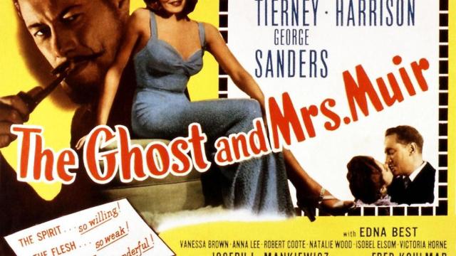 Cartel de 'The Gosth and Mrs. Muir', de Joseph Mankiewicz, la película favorita del novelista Javier Marías