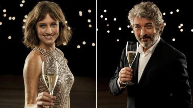 Michell Jenner y Ricardo Darin