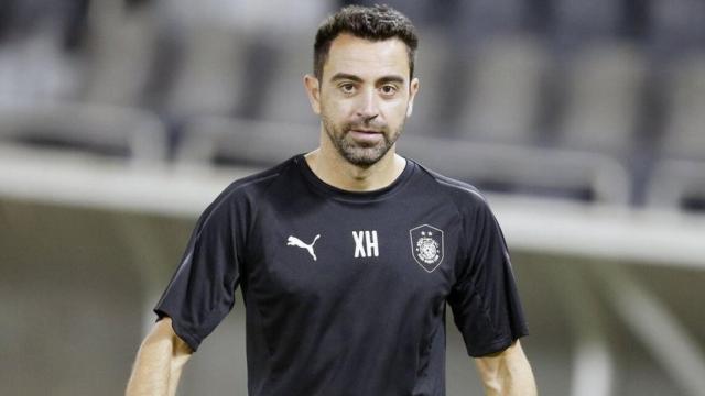 Xavi Hernández, en un partido del Al-Sadd