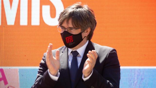 El expresidente de la Generalitat, Carles Puigdemont, en un acto público en julio / EP