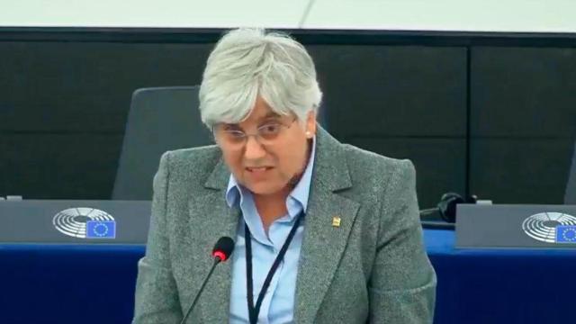 Clara Ponsatí, eurodiputada huida de Junts per Catalunya en el Parlamento europeo / CG