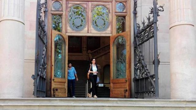 Marta Rovira sale del Tribunal Superior de Justicia de Cataluña tras declarar como testigo ante la juez por el 'caso Forcadell' / CG
