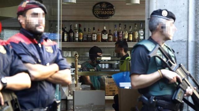 Instantánea de los registros policiales de la camorra en Barcelona