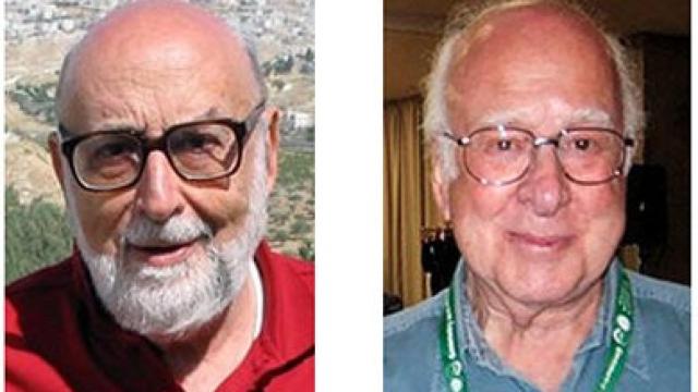 François Englert (izquierda) y Peter W. Higgs (derecha), galardonados con el Nobel de Física 2013