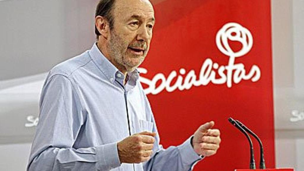 El líder del PSOE, Alfredo Pérez Rubalcaba