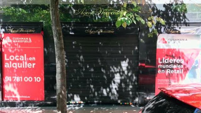 El local que ocupaba Agent Provocateur en Madrid, ahora en alquiler / CG