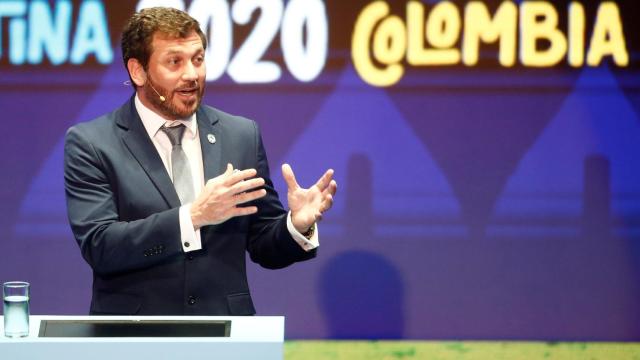 El presidente de la Conmebol, Alejandro Domínguez / EFE