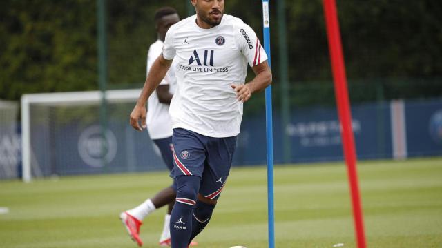 Rafinha Alcántara entrenando con el PSG / PSG
