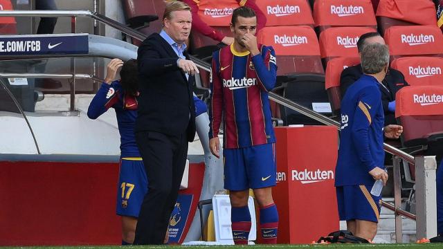Koeman y Griezmann, en una imagen de archivo / EFE