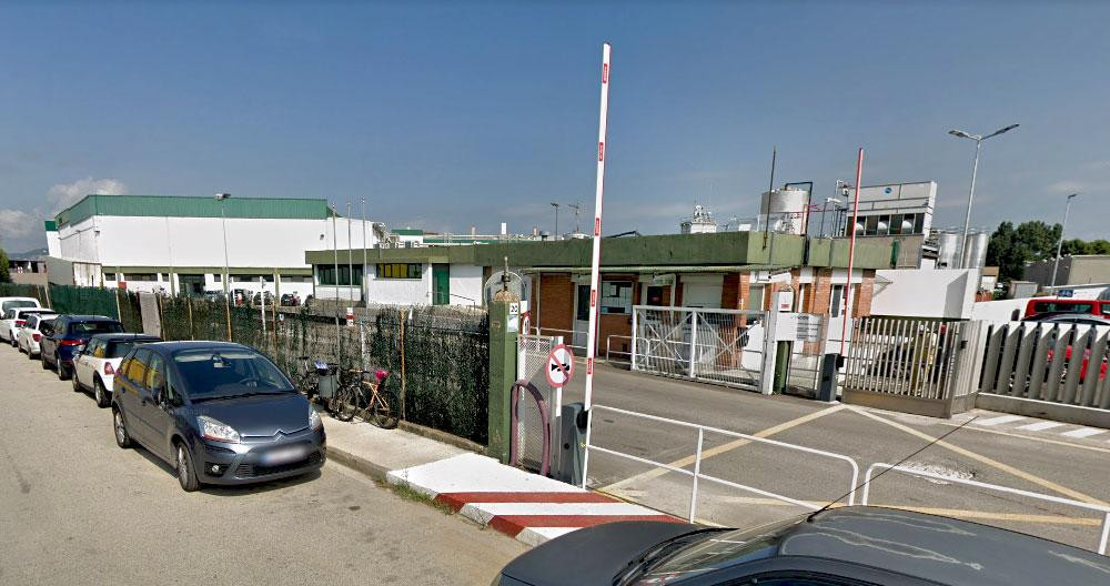 El matadero Le Porc Gourmet donde trabajaba el ciclista fallecido a consecuencia del temporal / CG