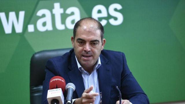 Lorenzo Amor, el presidente de la patronal de autónomos ATA en rueda de prensa / EFE