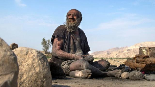 El iraní Amou Haji, conocido como el hombre más guarro del mundo / REDES