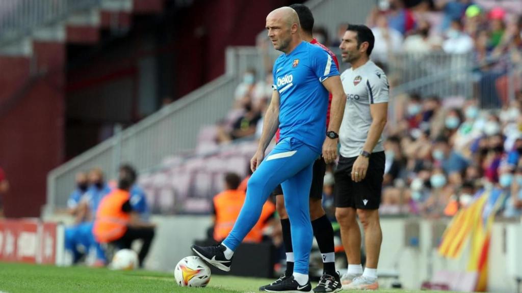 Schroeder en el partido contra el Levante / FC Barcelona