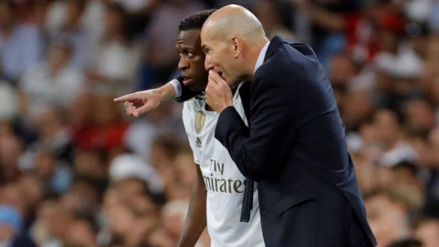Una foto de Vinicius Jr. con Zidane / EFE