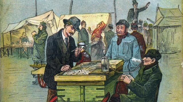 Portada del libro 'De todo tipo de batallas' (188), ilustración de Justus van Maurik