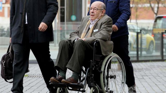 Fèlix Millet, expresidente de la fundación Orfeó Català-Palau de la Música, a su llegada a la Audiencia de Barcelona, en una imagen de archivo / EFE