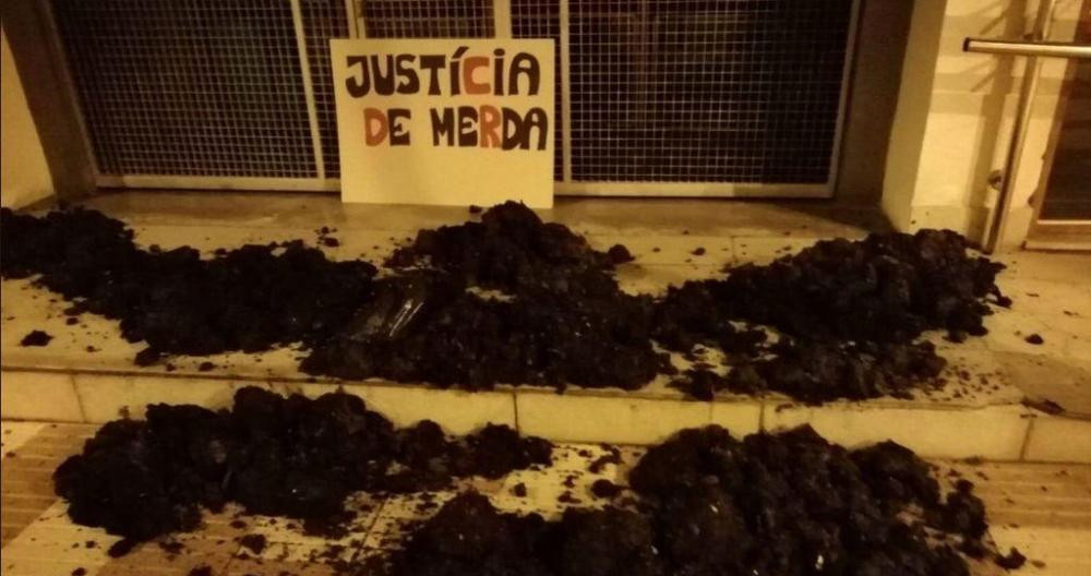 Ataques de los CDR contra los juzgados / TWITTER