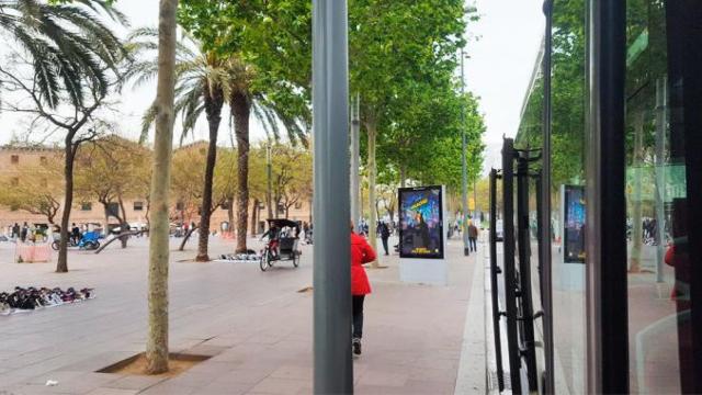 El Paseo Juan de Borbón, sin la habitual presencia de manteros / CG