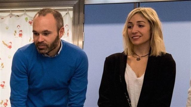 Una foto de Andrés Iniesta y su mujer, Anna Ortiz