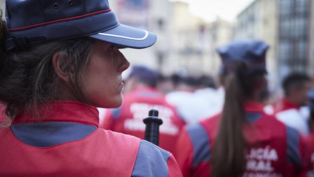Una agente de la Policía Foral de Navarra / EP