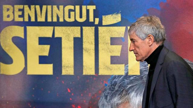 El nuevo entrenador del FC Barcelona, Quique Setién / EFE