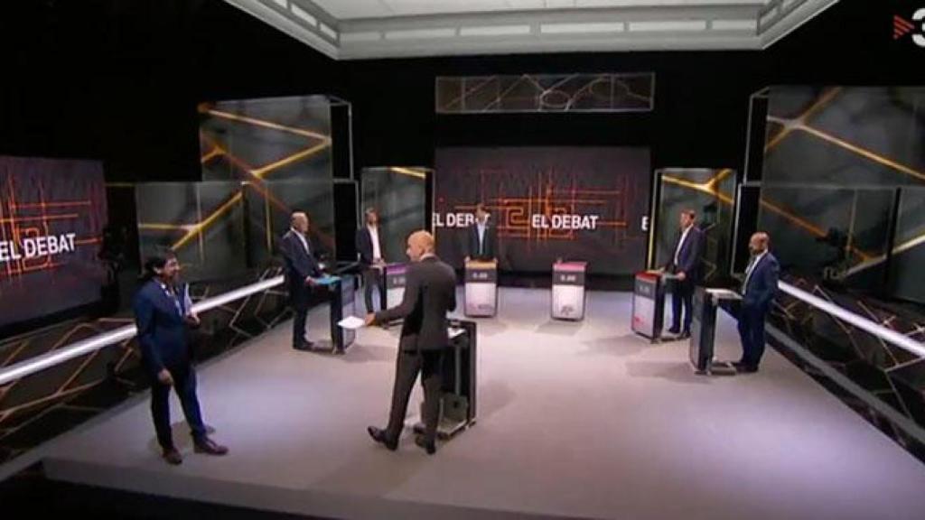 Aleix Sarri, representante de Puigdemont, abandona el debate de TV3 / TV3