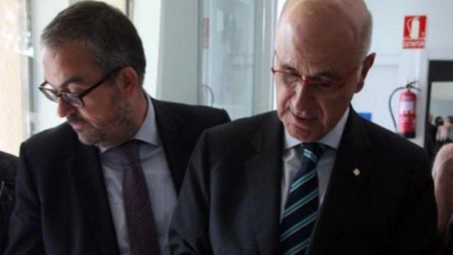 Martí Barberà, nuevo asesor del núcleo duro de Carles Puigdemont (i) junto a Josep Duran Lleida en una imagen de archivo / CG