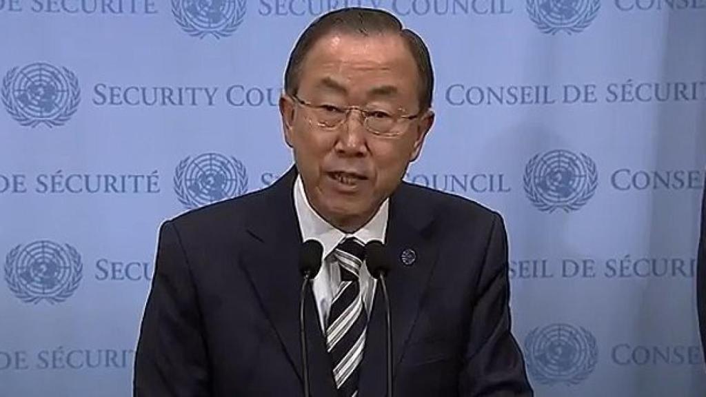 Ban Ki-moon, secretario general de la ONU