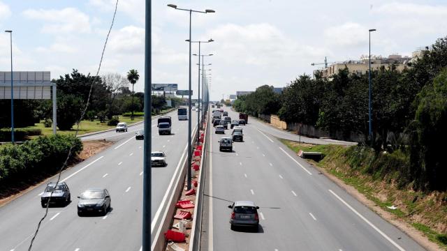 Una de las autovías construidas por Copisa en Casablanca