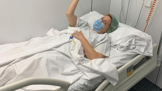 Tania Llasera en el hospital / INSTAGRAM