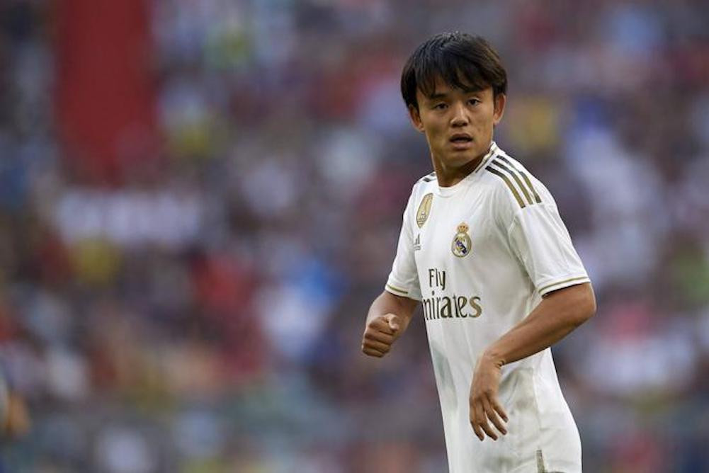 Una foto de Kubo durante un partido con el Real Madrid / Twitter