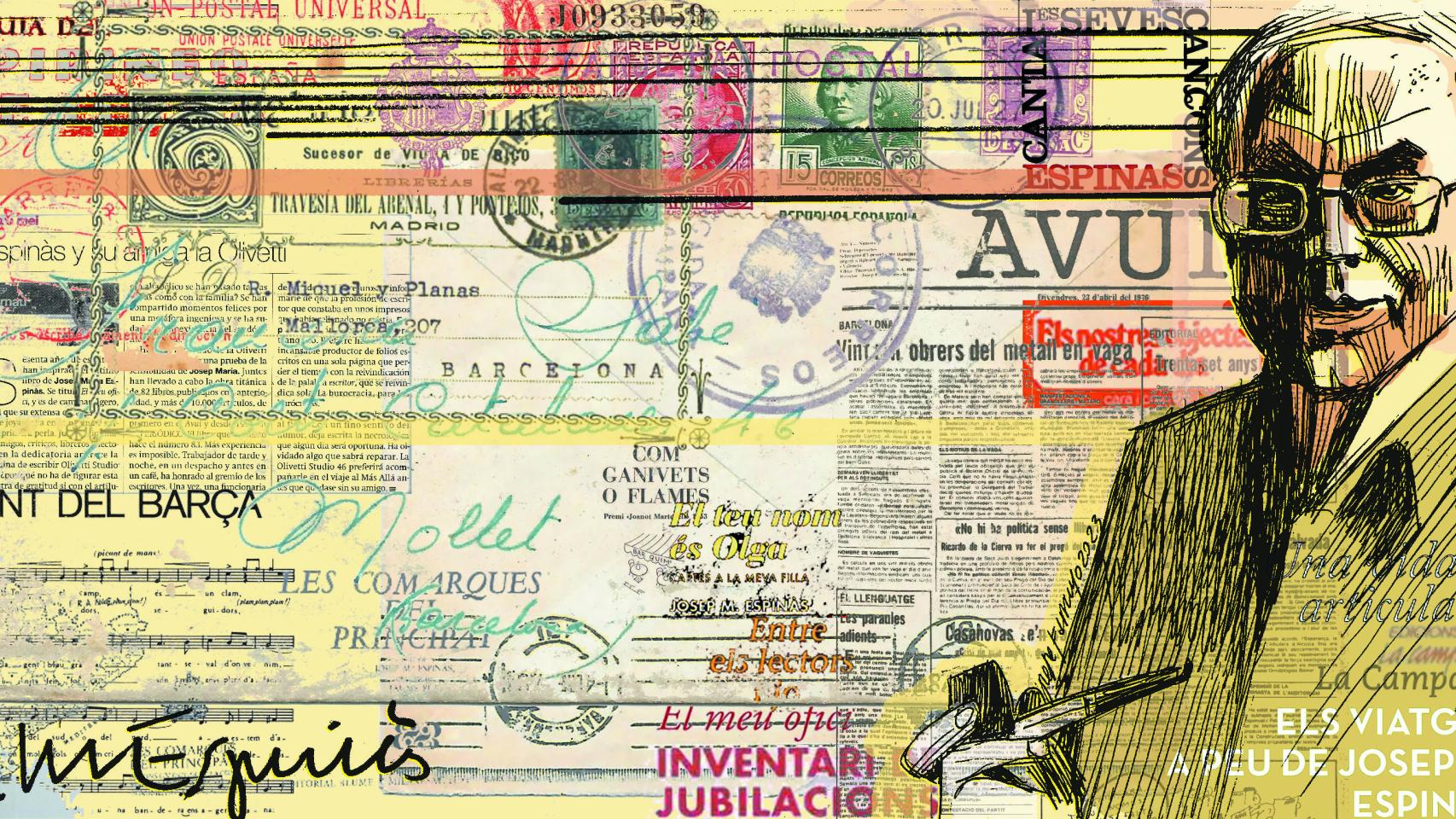 Josep Maria Espinàs, por Farruqo