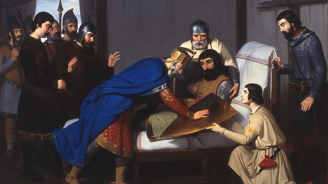 Muerte de Guifré el Pelós, de Claudio Lorenzale / CG