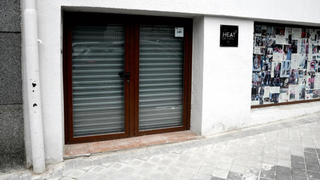Local vacío cerrado durante la pandemia / EP
