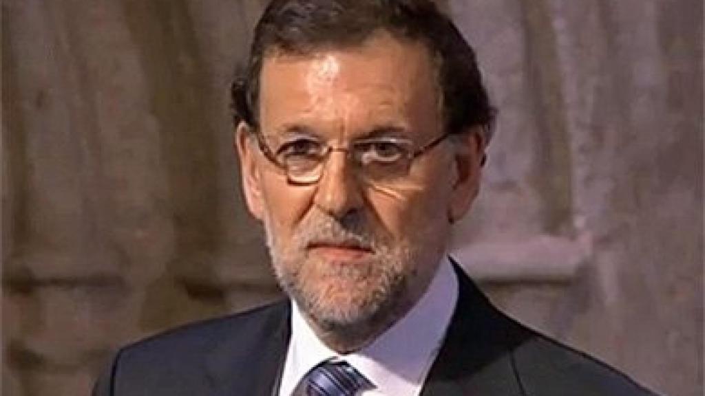 Rajoy, durante el discurso