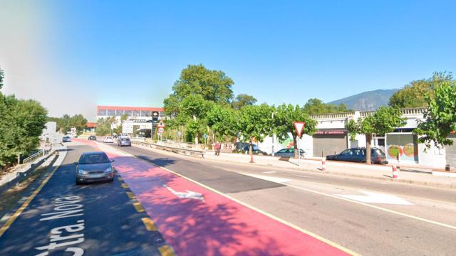 El lugar aproximado del accidente mortal en Riells i Viabrea / GOOGLE STREET VIEW