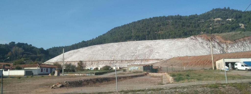 Depósito del Cogulló de residuos de las minas de Iberpotash en Sallent, Barcelona