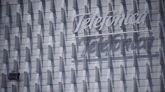 Logo de Telefónica en la sede de Madrid / EP